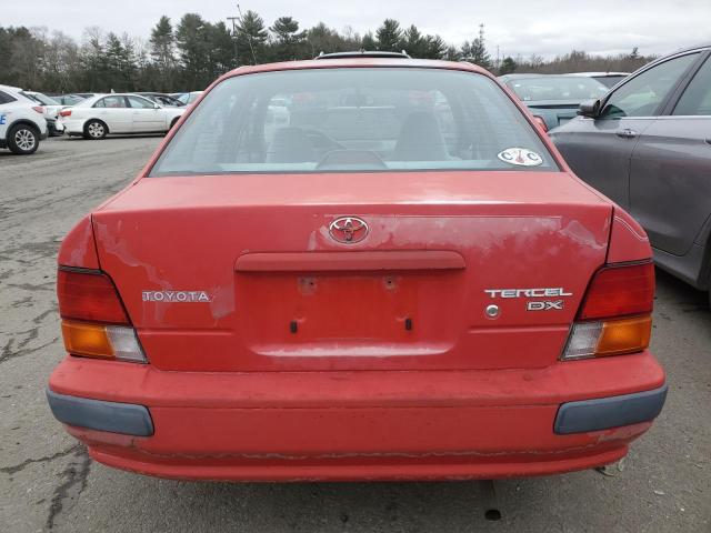 JT2EL56E9S7029609 - 1995 TOYOTA TERCEL DX RED photo 6