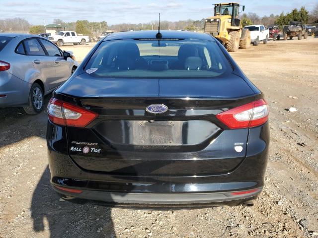 1FA6P0H70G5123582 - 2016 FORD FUSION SE BLACK photo 6