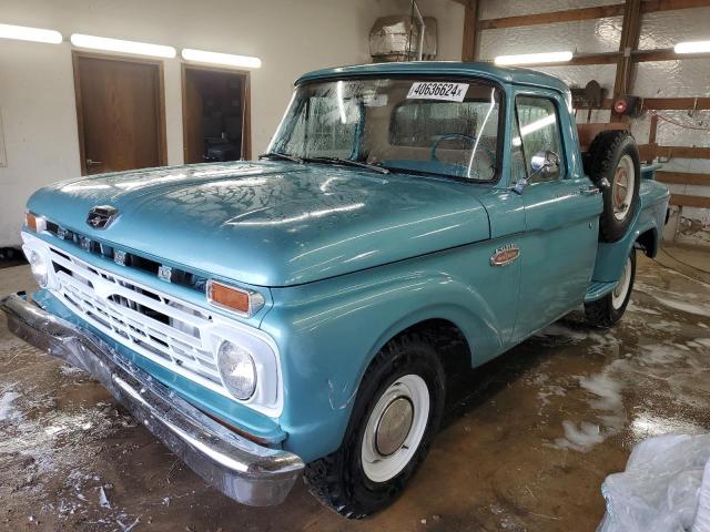 F10AR847132 - 1966 FORD F100 TURQUOISE photo 1