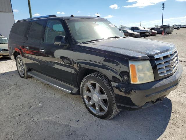 3GYFK66N05G145840 - 2005 CADILLAC ESCALADE ESV BLACK photo 4