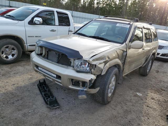 JN8DR07YX1W520678 - 2001 NISSAN PATHFINDER LE 金色 照片 1