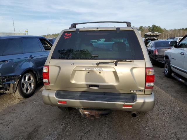 JN8DR07YX1W520678 - 2001 NISSAN PATHFINDER LE 金色 照片 6