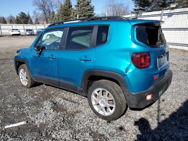 ZACNJDB11MPM18662 - 2021 JEEP RENEGADE LATITUDE BLUE photo 2