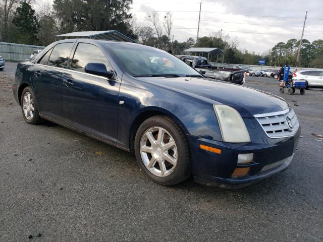 1G6DC67A050195800 - 2005 CADILLAC STS BLUE photo 4
