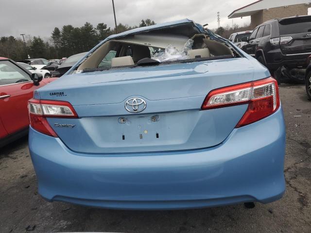 4T4BF1FK2CR184586 - 2012 TOYOTA CAMRY BASE BLUE photo 6