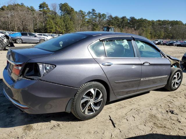 1HGCR2E36GA102278 - 2016 HONDA ACCORD LX GRAY photo 3