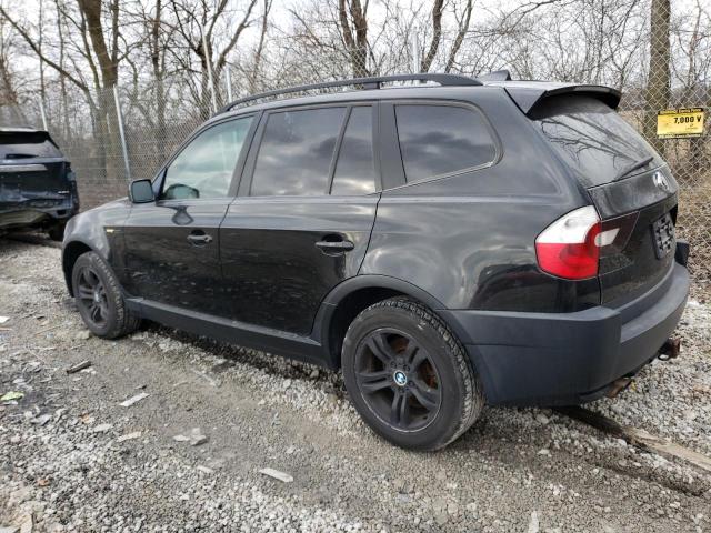 WBXPA93474WA30264 - 2004 BMW X3 3.0I BLACK photo 2