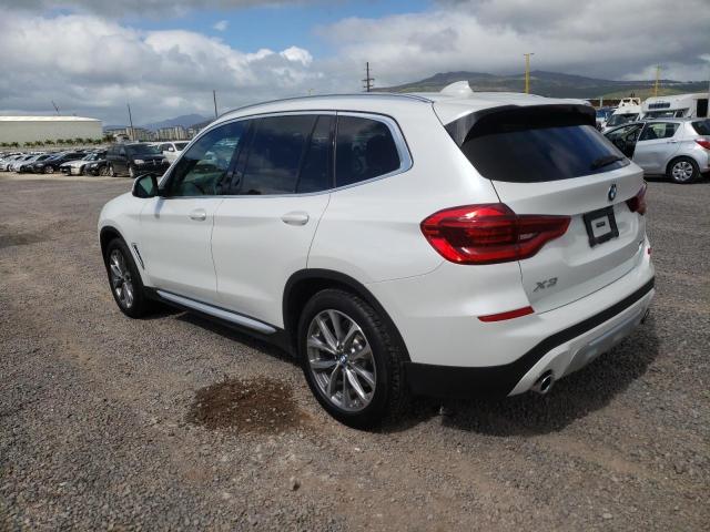 5UXTR7C53KLR51389 - 2019 BMW X3 SDRIVE30I WHITE photo 2