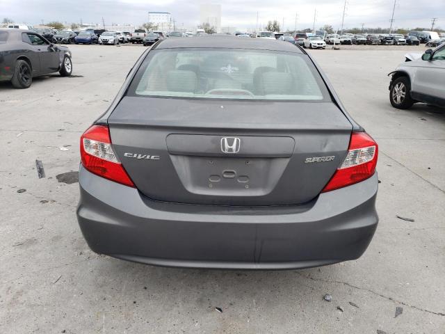 19XFB2F90CE056537 - 2012 HONDA CIVIC EXL GRAY photo 6