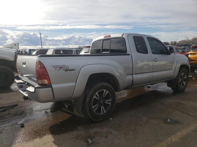 5TEUU42N87Z446235 - 2007 TOYOTA TACOMA ACCESS CAB SILVER photo 3