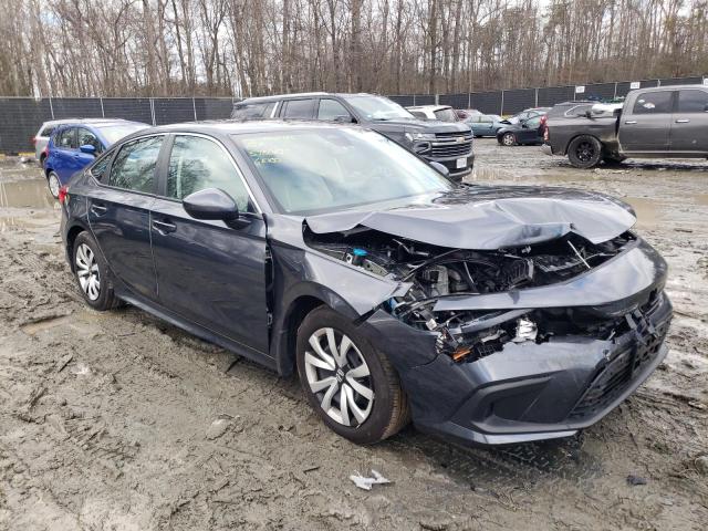 2HGFE2F25PH555162 - 2023 HONDA CIVIC LX GRAY photo 4