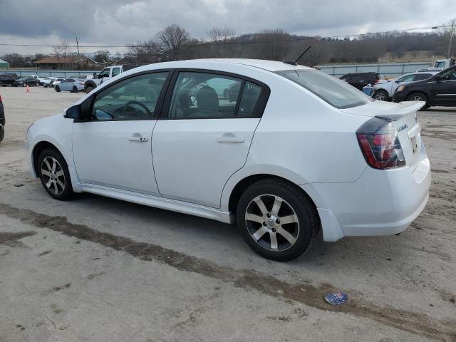 3N1AB6AP7CL693771 - 2012 NISSAN SENTRA 2.0 WHITE photo 2