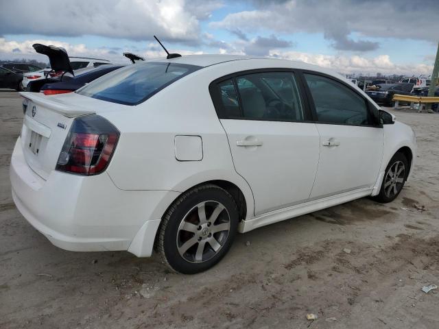 3N1AB6AP7CL693771 - 2012 NISSAN SENTRA 2.0 WHITE photo 3