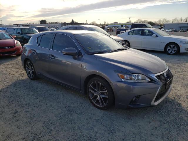 JTHKD5BH5F2213339 - 2015 LEXUS CT 200 GRAY photo 4