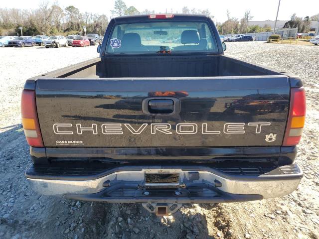 1GCEC14W12Z231229 - 2002 CHEVROLET SILVERADO C1500 BLACK photo 6