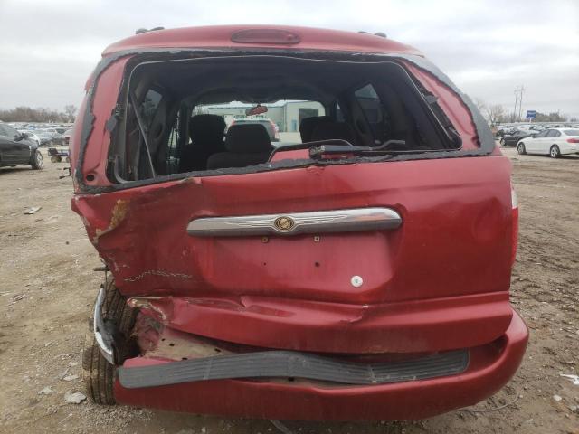 1A4GP45R46B755572 - 2006 CHRYSLER TOWN & COU წითელი ფოტო 6