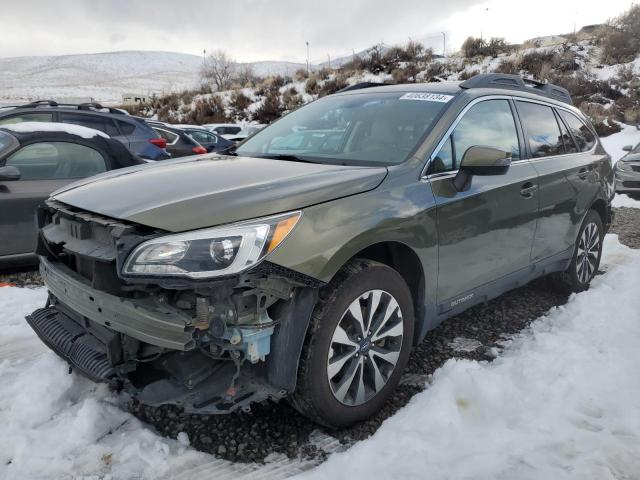 4S4BSANC5F3274910 - 2015 SUBARU OUTBACK 2.5I LIMITED GREEN photo 1