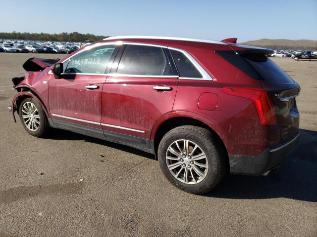 1GYKNDRS0HZ102857 - 2017 CADILLAC XT5 LUXURY BURGUNDY photo 2