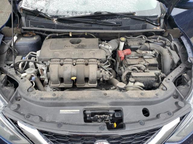 3N1AB7APXKY316357 - 2019 NISSAN SENTRA S BLUE photo 11