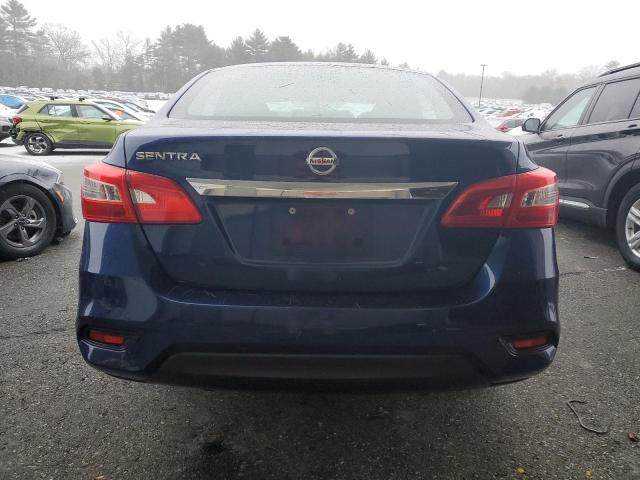 3N1AB7APXKY316357 - 2019 NISSAN SENTRA S BLUE photo 6