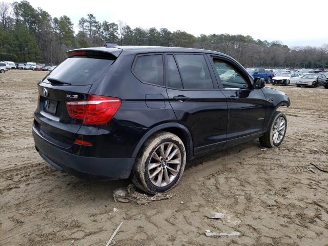 5UXWX9C58D0A28511 - 2013 BMW X3 XDRIVE28I BLACK photo 3