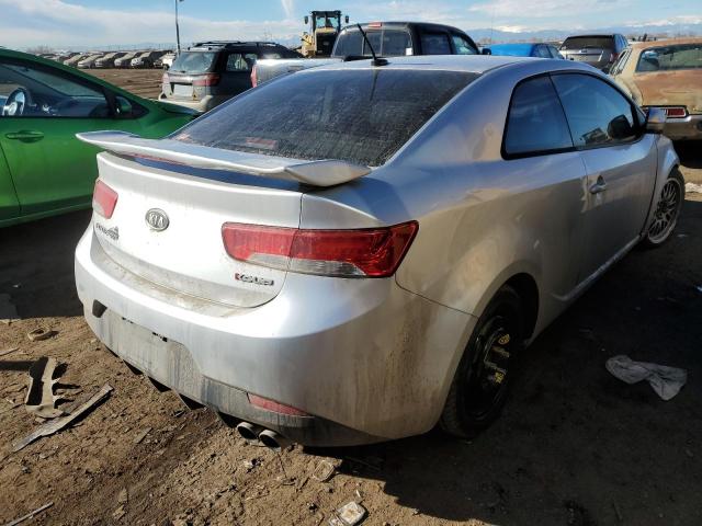 KNAFW6A38C5518205 - 2012 KIA FORTE SX SILVER photo 3