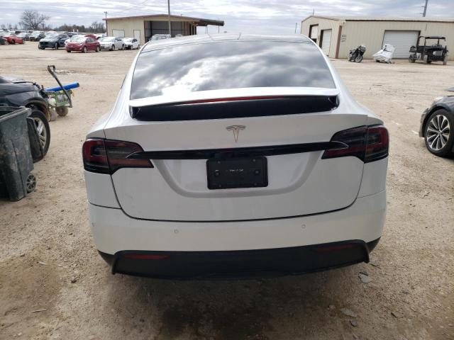 7SAXCDE57NF344745 - 2022 TESLA MODEL X WHITE photo 6