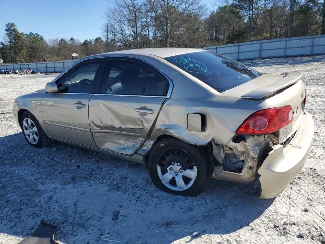 KNAGE123785245368 - 2008 KIA OPTIMA LX BEIGE photo 2