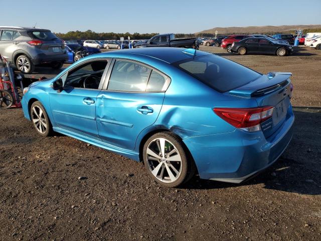 4S3GKAK65H3620580 - 2017 SUBARU IMPREZA SPORT BLUE photo 2