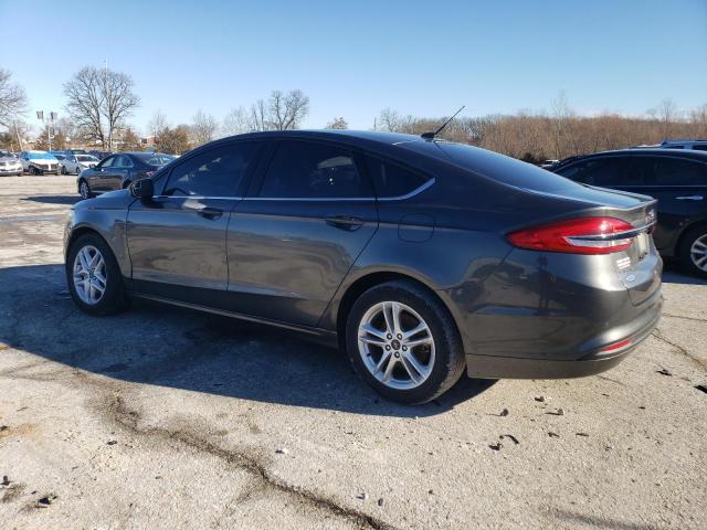 3FA6P0HD9JR283583 - 2018 FORD FUSION SE GRAY photo 2