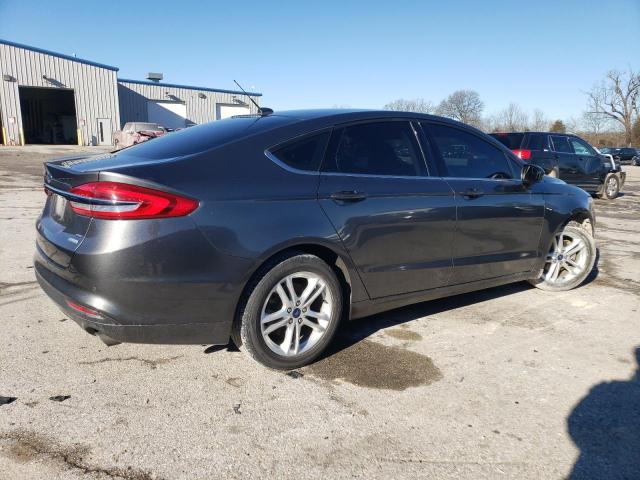 3FA6P0HD9JR283583 - 2018 FORD FUSION SE GRAY photo 3