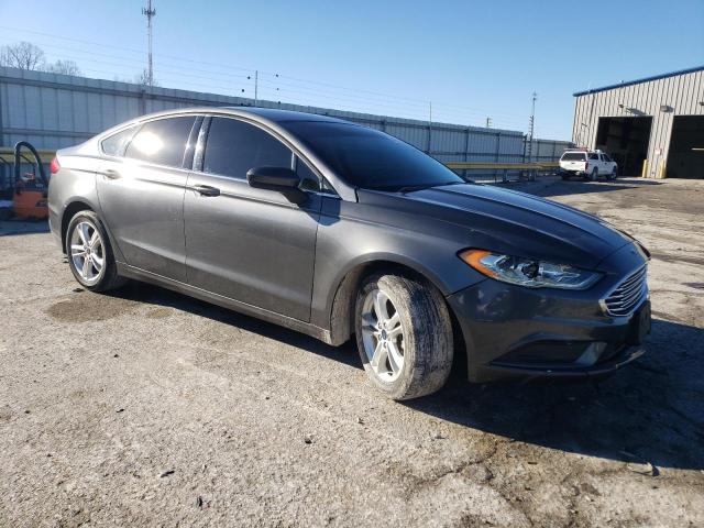 3FA6P0HD9JR283583 - 2018 FORD FUSION SE GRAY photo 4