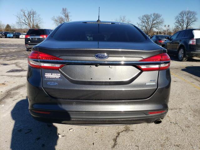 3FA6P0HD9JR283583 - 2018 FORD FUSION SE GRAY photo 6