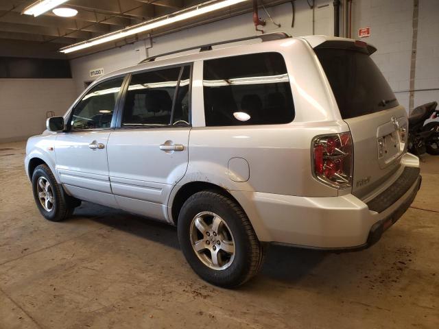 5FNYF185X7B017794 - 2007 HONDA PILOT EXL SILVER photo 2