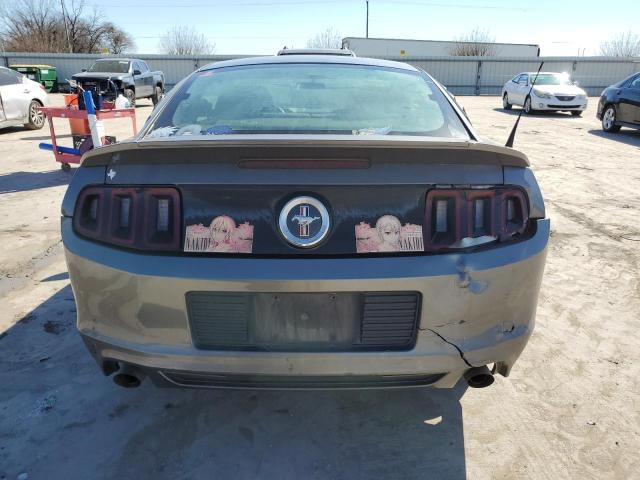 1ZVBP8AM3E5231244 - 2014 FORD MUSTANG GRAY photo 6