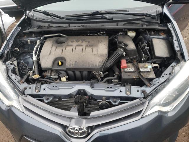 2T1BURHEXGC507554 - 2016 TOYOTA COROLLA L GRAY photo 11