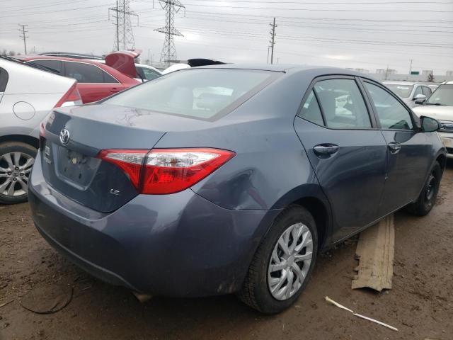 2T1BURHEXGC507554 - 2016 TOYOTA COROLLA L GRAY photo 3