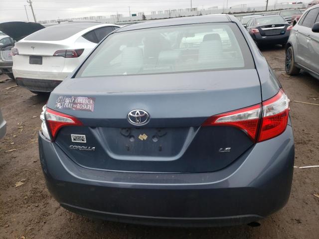 2T1BURHEXGC507554 - 2016 TOYOTA COROLLA L GRAY photo 6