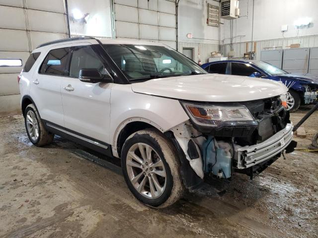 1FM5K8D83KGA60259 - 2019 FORD EXPLORER XLT WHITE photo 4