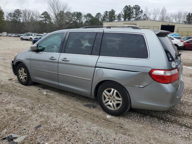 5FNRL38417B065765 - 2007 HONDA ODYSSEY EX SILVER photo 2