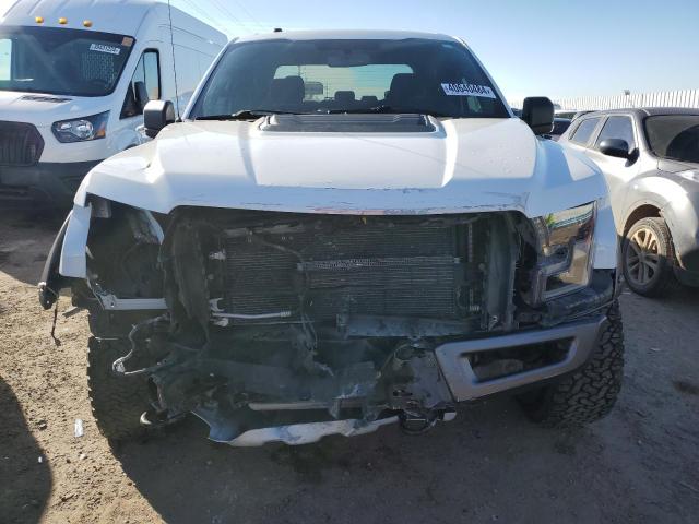 1FTFW1RG5JFB44818 - 2018 FORD F150 RAPTOR WHITE photo 5