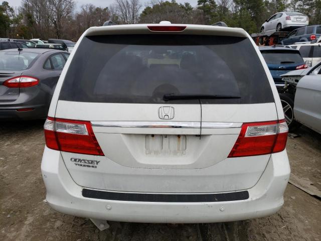 5FNRL38817B106267 - 2007 HONDA ODYSSEY TOURING WHITE photo 6