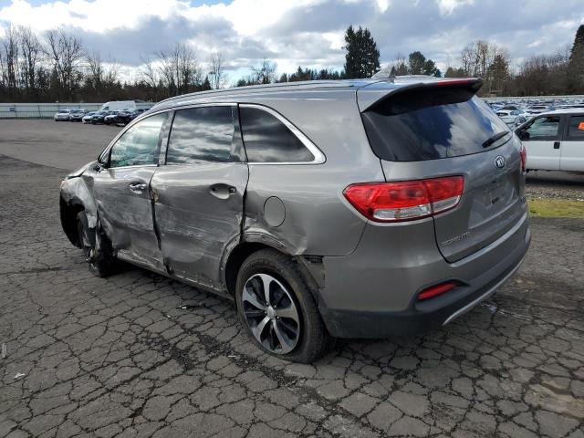 5XYPHDA59GG161329 - 2016 KIA SORENTO EX SILVER photo 2