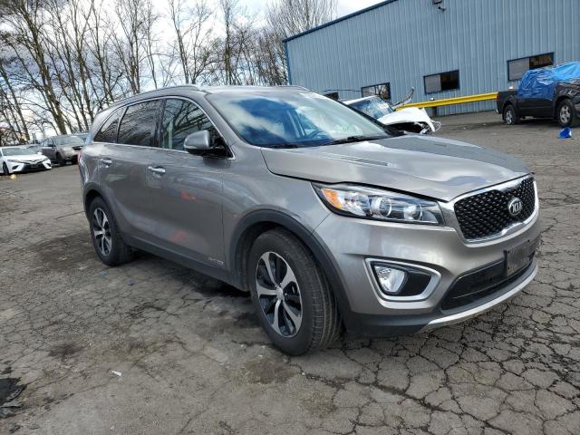 5XYPHDA59GG161329 - 2016 KIA SORENTO EX SILVER photo 4