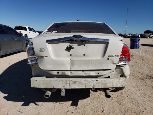 3FAHP08149R210602 - 2009 FORD FUSION SEL WHITE photo 6