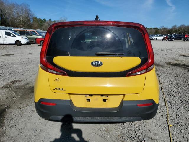 KNDJ23AU1L7063895 - 2020 KIA SOUL LX YELLOW photo 6