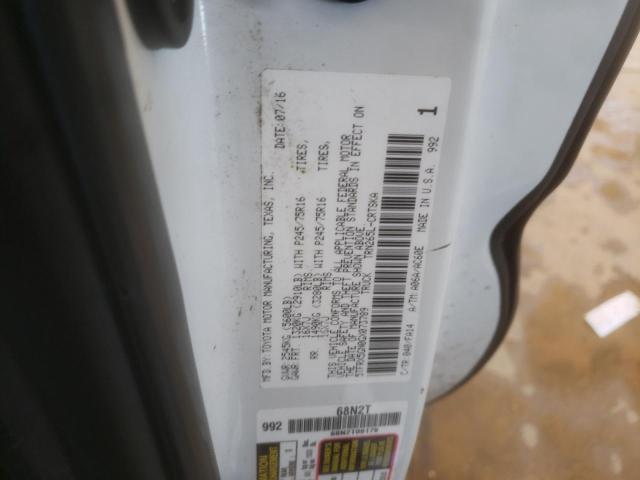 5TFRX5GN0GX073789 - 2016 TOYOTA TACOMA ACCESS CAB 白色 照片 13