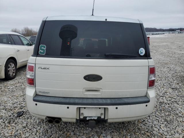 2FMGK5BC0BBD34832 - 2011 FORD FLEX SE WHITE photo 6