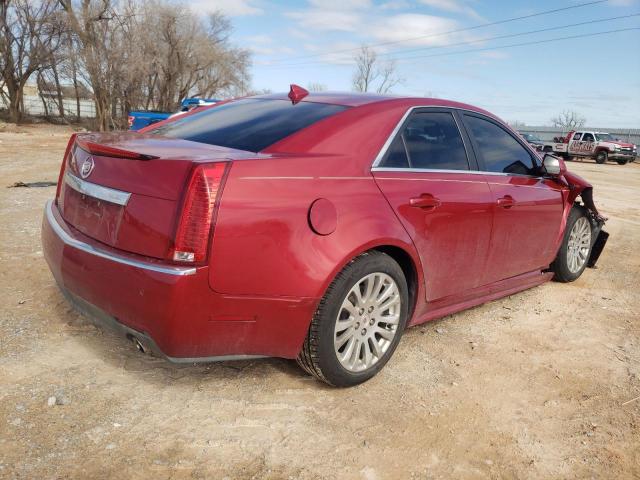 1G6DJ5EY2B0123637 - 2011 CADILLAC CTS PERFORMANCE COLLECTION RED photo 3