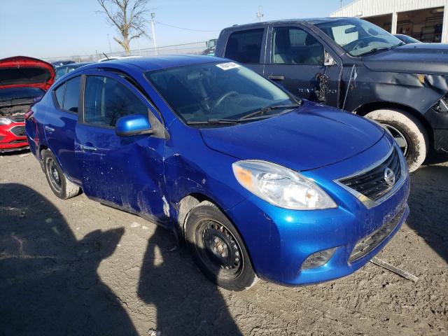 3N1CN7APXEL839668 - 2014 NISSAN VERSA S BLUE photo 4